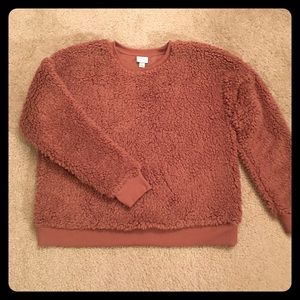 A New Day long sleeve brown sweater